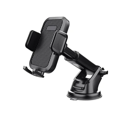 ML-200 Extendable Arm Phone Holder 360 Degree Rotation Suction Cup Mount Bracket for Car Dashboard / Windshield