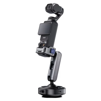 DJ3 For DJI Osmo Pocket Vacuum Suction Mount Accessory Expansion Action Camera Car Shooting Bracket