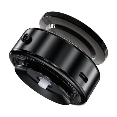 360 Degree Adjustable Magnetic Phone Holder Suction Cup Mount Car Dashboard Cellphone Stand - Black