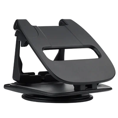 HS188 Car Phone Mount Suction Cup Base 360 Degree Rotatable Dashboard Cellphone Holder - Black