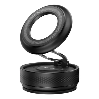 MCDODO TB-8420 Soporte para Teléfono en Coche con Succión al Vacío, Magnético, Plegable, Ajustable 360°, Montaje en Escritorio - Negro