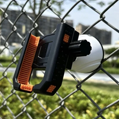 WQ-03 Sports Stadium Fence Mount Phone Holder Chain Link Net Clamp Car Air Vent Universal Mount - White