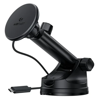 ACEFAST E52 Qi2 25W Magnetic Wireless Charging Car Holder for Dashboard Car Mount Charger - Black