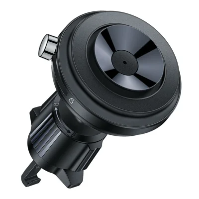 YESIDO C258 Magnetic Vacuum Suction 2 in 1 Car Air Vent Phone Mount Cellphone Bracket - Black