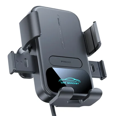 X17 Supporto per Telefono con Ricarica Wireless Qi 15 W, Supporto per Auto con Aria Condizionata a Rotazione di 360° - Nero