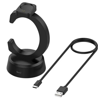 Charging Cable for Huami Amazfit T-Rex 3 Pro 48mm / 44mm / 3 / Helio Strap / Balance Smart Watch Charger C-Shape Magnetic Connector