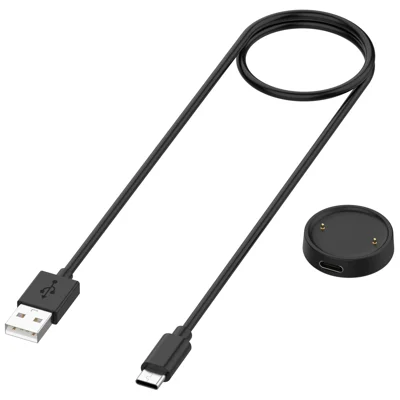 For Huami Amazfit Active 2/Bip 6 Smart Watch Magnetic Charging Dock with 100cm Type-C Charging Cable
