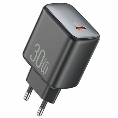 CELEBRAT C-D03 PD 30W GaN snabbuppladdare USB-C Enkel port uppladdare för mobila enheter - EU stickpropp