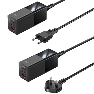 YESIDO YC58 GaN Desktop Charger USB+2 Type-C Charging Station - UK Plug