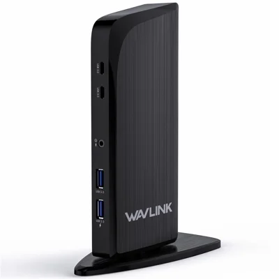 WAVLINK UG39PD1 13-in-1 USB C Docking Station Triple Monitors 4K HD Compatible for Windows / Mac OS - US Plug
