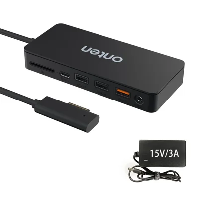 ONTEN SD11 12 In 1 Hub for Microsoft Surface Pro  /  Go  /  Laptop Docking Station 4K Mini DP Adapter