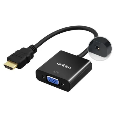 ONTEN 5169 HD to VGA 1080P Converter Adapter with Audio Port