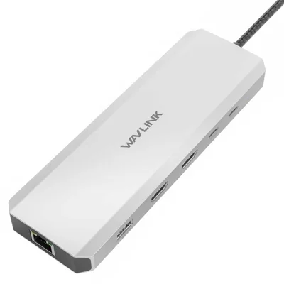 WAVLINK UMD309 10 in 1 USB-C Hub Dual HD 100W PD 10Gbps USB-A USB-C Docking Station