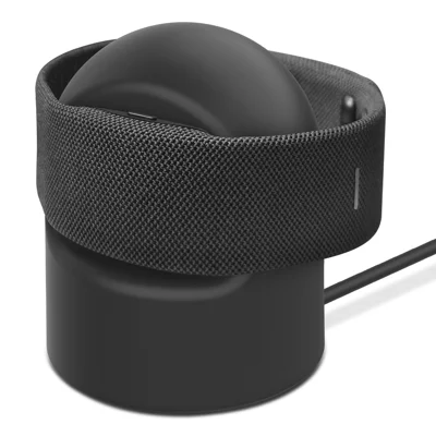 For Meta Ray-Ban Display Neural Band Charging Stand Washable Silicone Desktop Dock - Black
