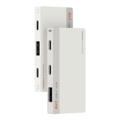 HAGIBIS KZWN02 USB-C-Hub 10 Gbps Datenübertragungs-Adapter 5 V / 3 A Stromzufuhr zur Erweiterung für Laptop
