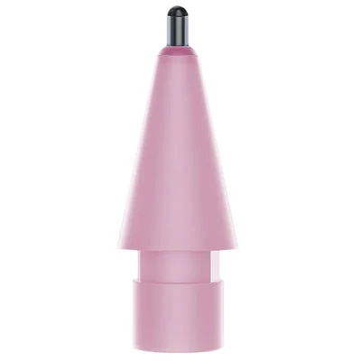 For Apple Pencil (2nd Generation) / Pencil (1st Generation) / Pencil (USB-C) / Pencil Pro Damping Tips Fine Point - 2B / Light Pink