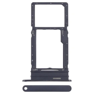 For Samsung Galaxy A16 4G A165 OEM SIM Card + SD Card Tray Holder Replacement Part (Without Logo) - Black