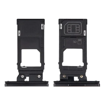 For Sony Xperia XZ2 Premium OEM SIM Tray Holder Replacement (Without Logo) - Black