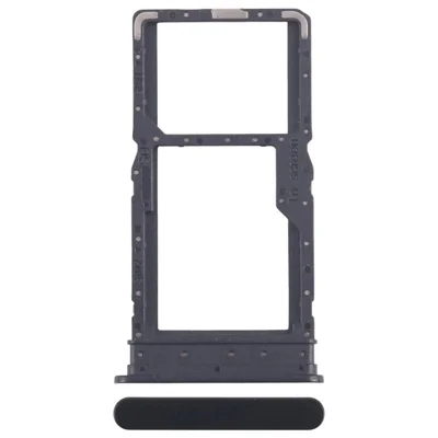 For Samsung Galaxy A06 5G A066 OEM Dual SIM Card Holder Replacement Part (Without Logo) - Black