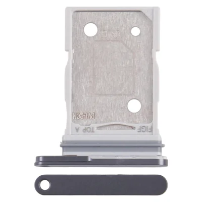 Soporte de bandeja de tarjeta SIM individual OEM para Samsung Galaxy Z Fold8 Ultra SM-F976U Versión EE. UU. Pieza de repuesto (sin logotipo) - Negro
