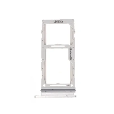 Запасная деталь лотка для двух SIM-карт OEM для Samsung Galaxy S20 4G G980 — белый цвет