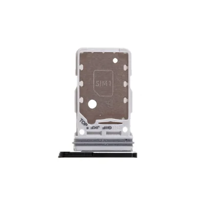 OEM SIM Card Tray Holder Replacement Part for Samsung Galaxy S21 Ultra 5G G998 - Black