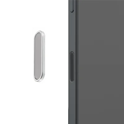 Camera Control Capture Button For iPhone 16 / 16 Plus / 16 Pro / 16 Pro Max Support Control Zoom Click Slide - Silver