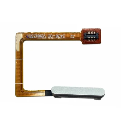 For Xiaomi Redmi Note 13 5G OEM Home Key Fingerprint Button Flex Cable Part (Without Logo) - White