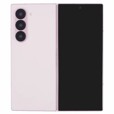 For Samsung Galaxy Z Fold6 5G Fake Phone Model Black Screen Not Real Smartphone Display (Without Logo) - Pink