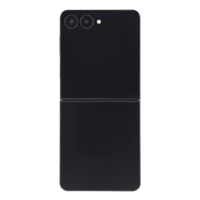 For Samsung Galaxy Z Flip8 Black Screen Fake Phone Model Not Real Smartphone Display (Without Logo) - Black