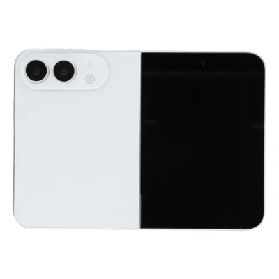 For iPhone Duo Black Screen Fake Phone Model Not Real Smartphone Display (Without Logo) - White