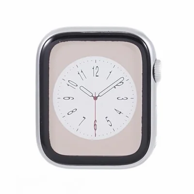 For Apple Watch Series 9 45mm Color Screen Dummy Fake Models Non-working Watch Showpiece Props - Silver
