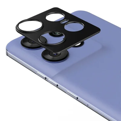 KALEBOL KLB-LPC005 For Motorola Edge 50 Pro 5G Hollow Lens Protector Aluminum Alloy Phone Camera Bezel Cover