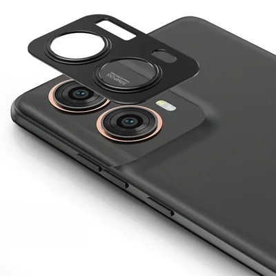 KALEBOL KLB-LPC005 For Motorola Moto G85 5G / S50 Neo 5G Hollow Lens Protector Aluminum Alloy Phone Camera Bezel Cover