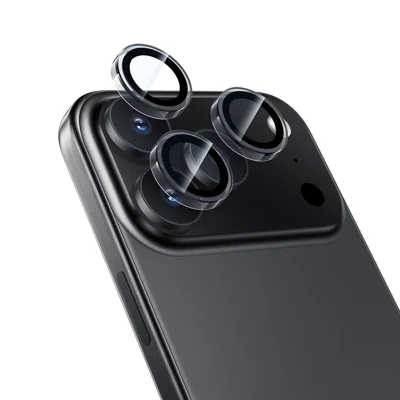 YESIDO WB61 Pour iPhone 17 Pro / 17 Pro Max Protecteur de Lentille de Caméra avec Cadre en PC et Verre CSG à Haute Teneur en Aluminium Film de Protection AF AR