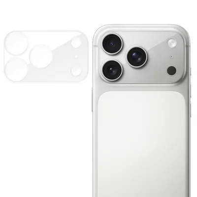 For iPhone 17 Pro Max Full Cover Camera Lens Protector High Definition Anti Fingerprint AR Tempered Glass Lens Film - Transparent