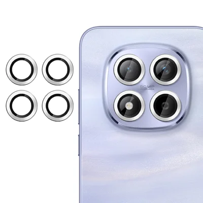 Ochrona obiektywu aparatu do Xiaomi Redmi Note 15 Pro 4G (Global) Ultra Cienka Folie CD Żyłka HD 9H Szkło Hartowane - Srebrny