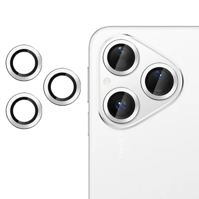 Für Huawei Pura 80 Kameraobjektivschutz Ultra Dünn CD Ader HD 9H Gehärtetes Glas Objektivfolie - Silber