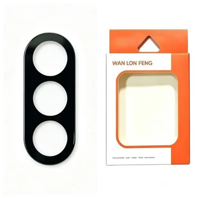 WANLONFENG na Samsung Galaxy A35 5G Ochrona Obiektywu Aparatu Technologia Sitodruku Anti-Scratch Szklana Folia Hartowana - Czarny