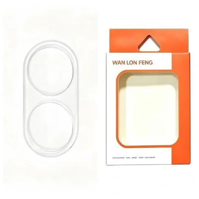 WANLONFENG for Samsung Galaxy Z Flip8 Camera Lens Protector Tempered Glass HD Clear Full Coverage Lens Film - Transparent