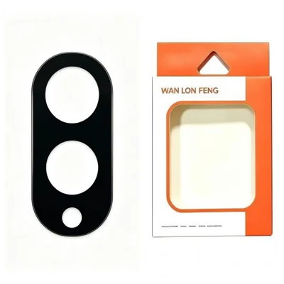  WANLONFENG for Samsung Galaxy Z Fold8 Camera Lens Protector Silk Printing Anti-Scratch Tempered Glass Film - Black