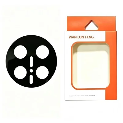  WANLONFENG for Honor Magic8 Pro 5G Camera Lens Protector Silk Printing Anti-Scratch Tempered Glass Film - Black