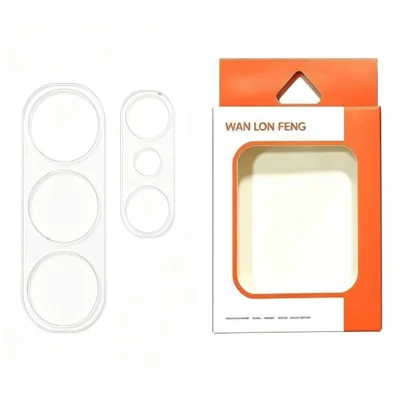 WANLONFENG para Samsung Galaxy S26 Ultra Protector de Lente de Cámara de Vidrio Templado HD Transparente Película de Lente de Cobertura Completa - Transparente