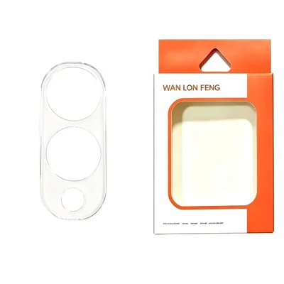 WANLONFENG für Samsung Galaxy S25 Edge Kameraobjektivschutz Gehärtetes Glas HD-Klarer Vollschutz Objektivfolie - Transparent