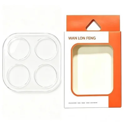  WANLONFENG pour Xiaomi Redmi Note 15 Pro 4G (Global) Protecteur de Lentille d'Appareil Photo en Verre Trempé HD Transparent Film de Lentille à Pleine Couverture - Transparent
