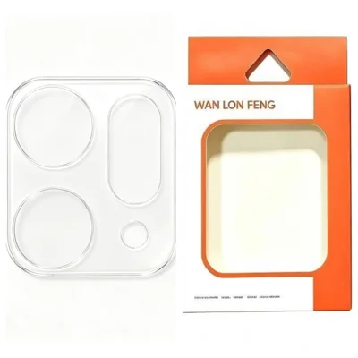  WANLONFENG for Oppo Reno14 Pro 5G (Global) Camera Lens Protector Tempered Glass HD Clear Full Coverage Lens Film - Transparent