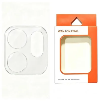 WANLONFENG para Oppo Reno14 F 5G Protetor de Lente da Câmara Vidro Temperado HD Transparente Filme de Lente de Cobertura Total - Transparente
