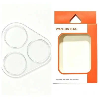 WANLONFENG para Honor 400 Lite 5G Protector de Lente de Cámara de Vidrio Templado HD Transparente Película de Lente de Cobertura Completa - Transparente