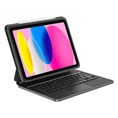 WIWU MK-003 For iPad (2025) / 10.9 (2022) Bluetooth-Compatible Keyboard Magnetic PU Leather Tablet Stand Case