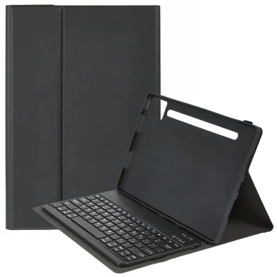 For Lenovo Idea Tab Pro PU Leather Stand Case with Bluetooth-Compatible Keyboard, English + Ukrainian Keyboard